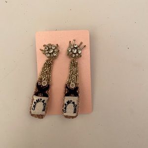 Fashion earrings champagne
